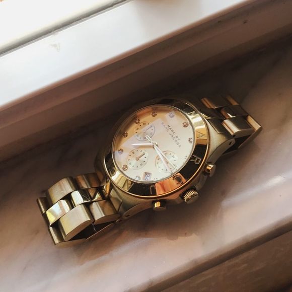 Gold Marc Jacobs Chronograph Ladies Watch main image 4